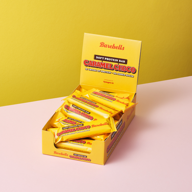 * DOUBLE TROUBLE * Sweden Barebells Soft Caramel Choco Protein Bar ( 2 cartons / 24 bars)